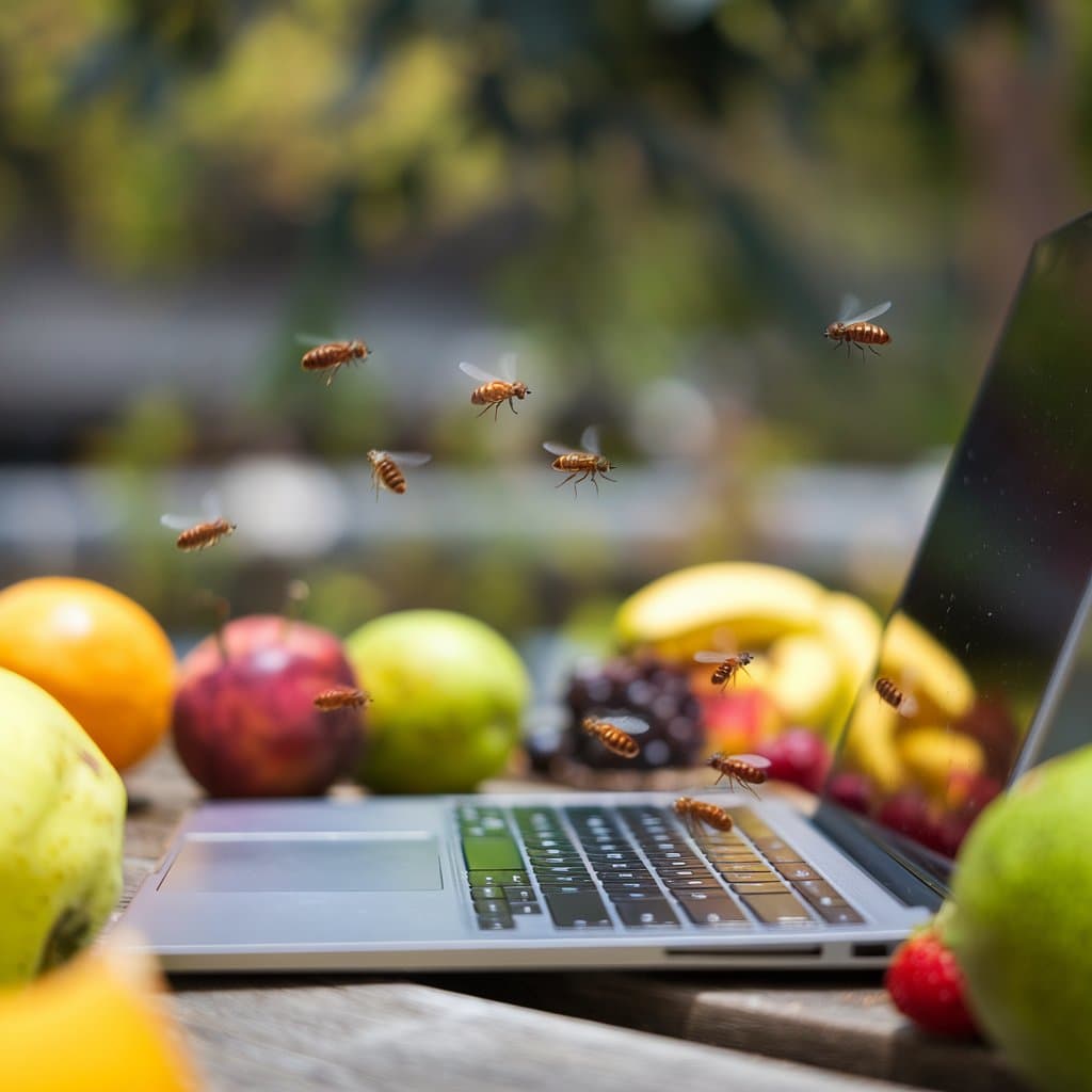 Why Are Fruit Flies Attracted to My Laptop?