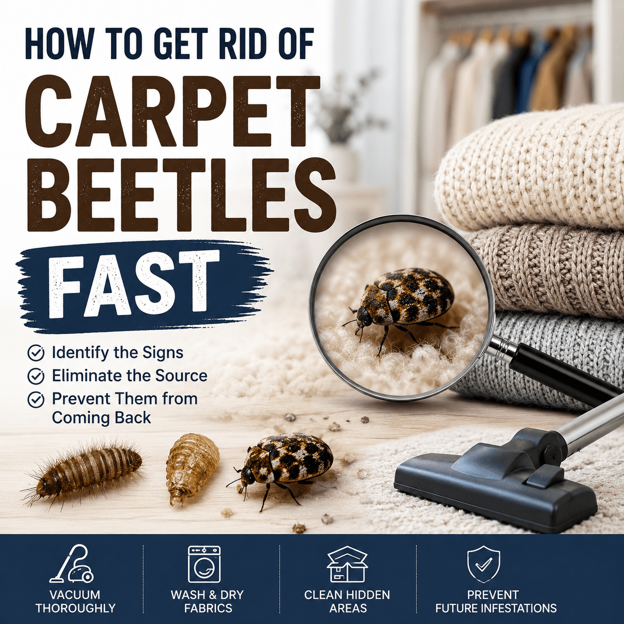How to Get Rid of Carpet Beetles Fast