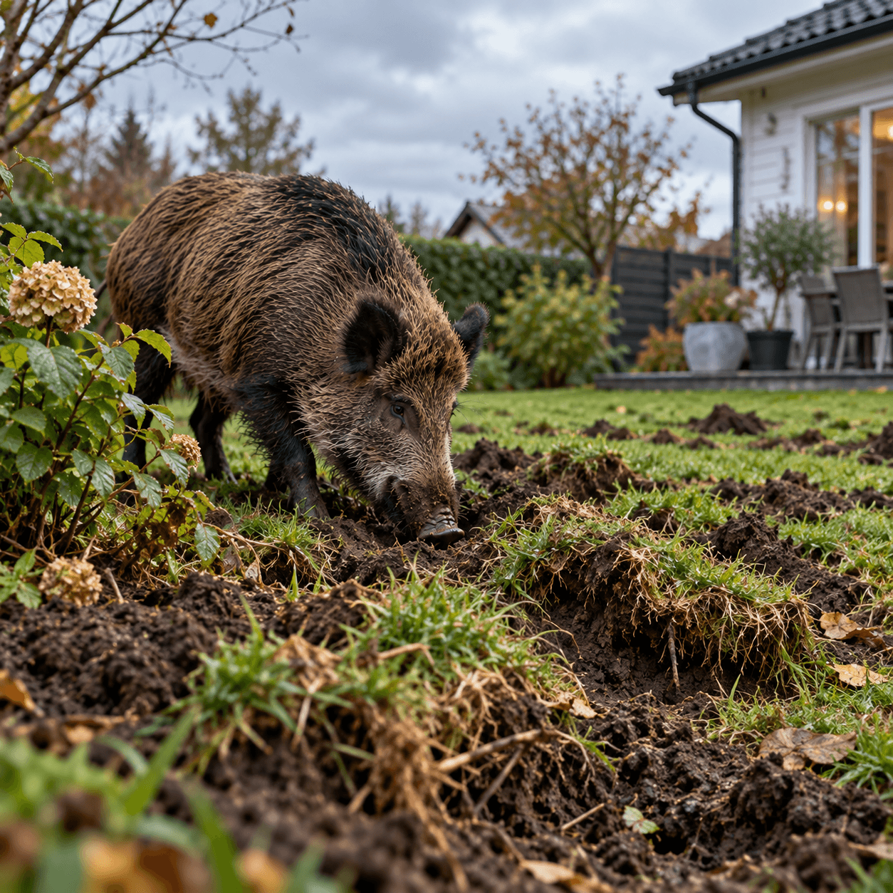 Vildsvin i trädgården: vad ska du göra och hur skyddar du tomten?