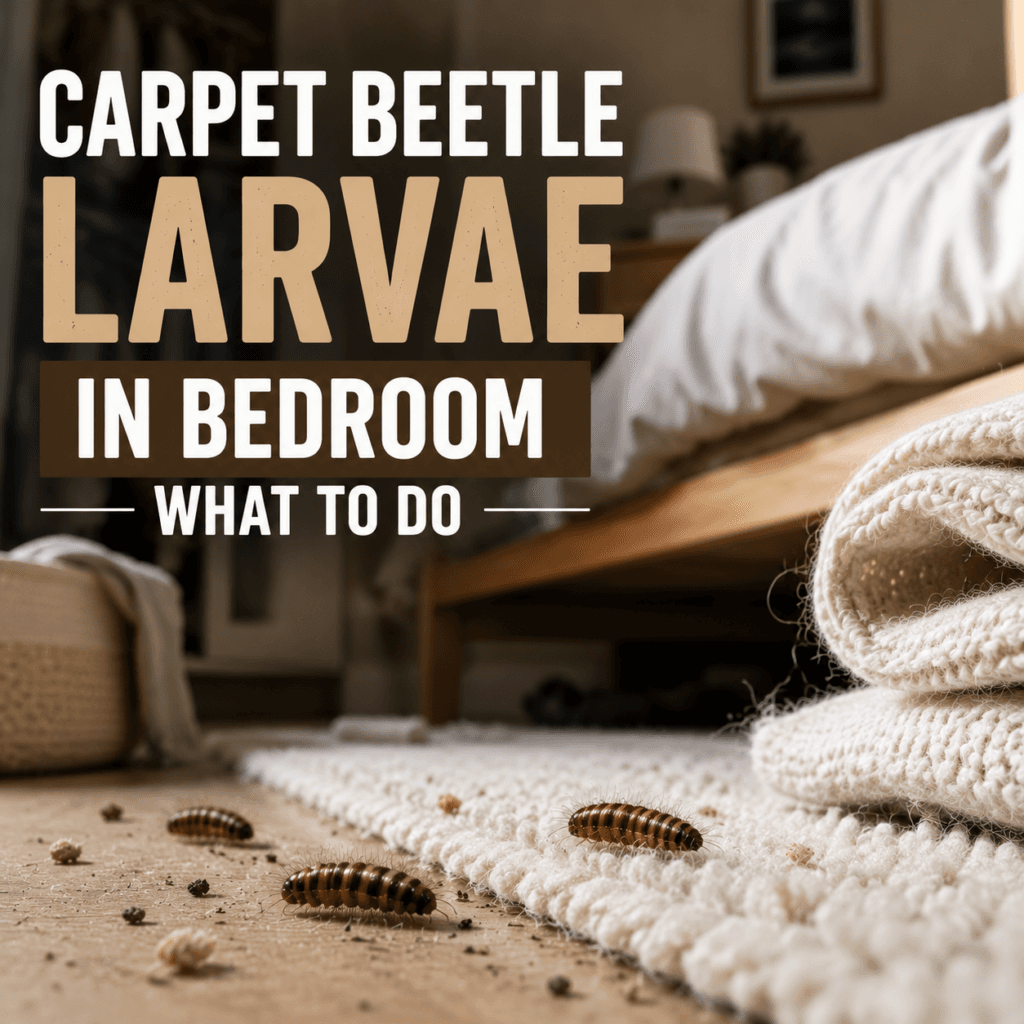 Carpet Beetle Larvae in Bedroom – What to Do