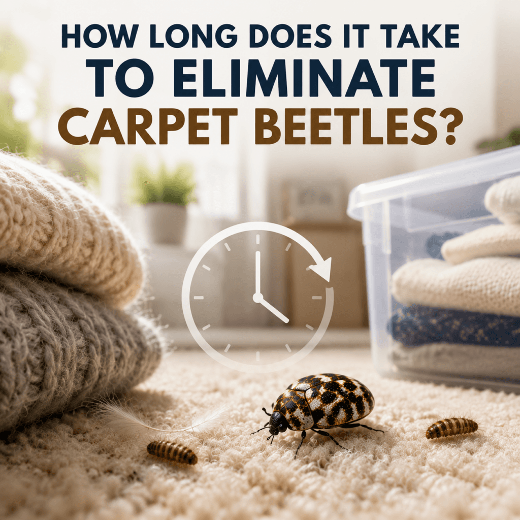 How Long Does It Take to Eliminate Carpet Beetles?