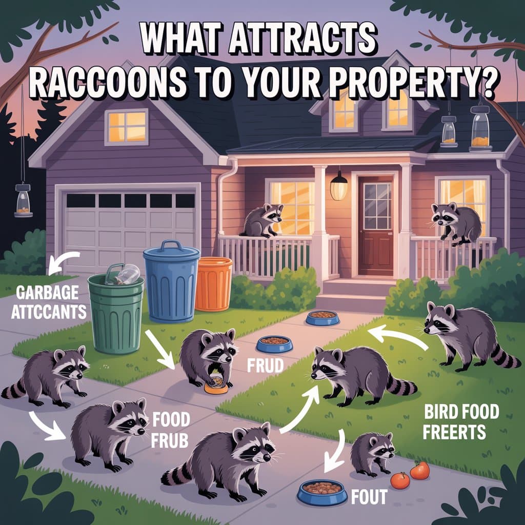 What Attracts Raccoons to Your Property?
