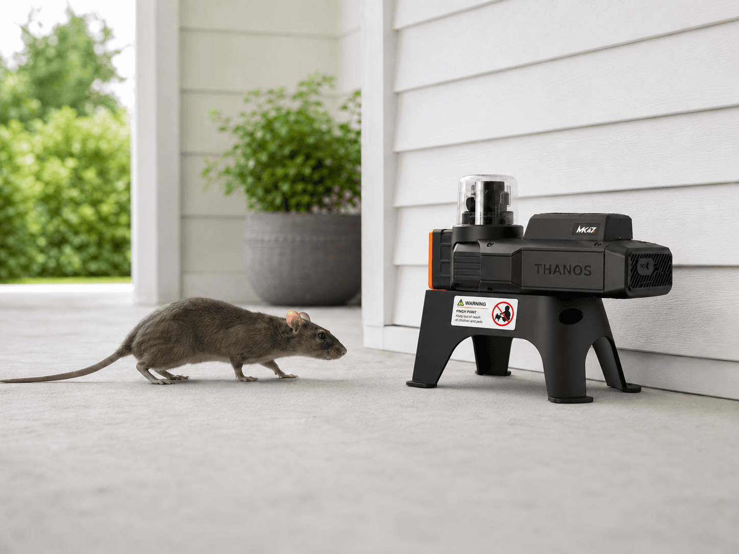 THANOS MK47 Piège automatique pour rats et souris – Placez l’appât