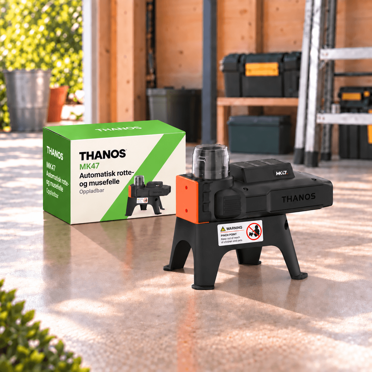 THANOS MK47 Automatisk rotte- og musefelle