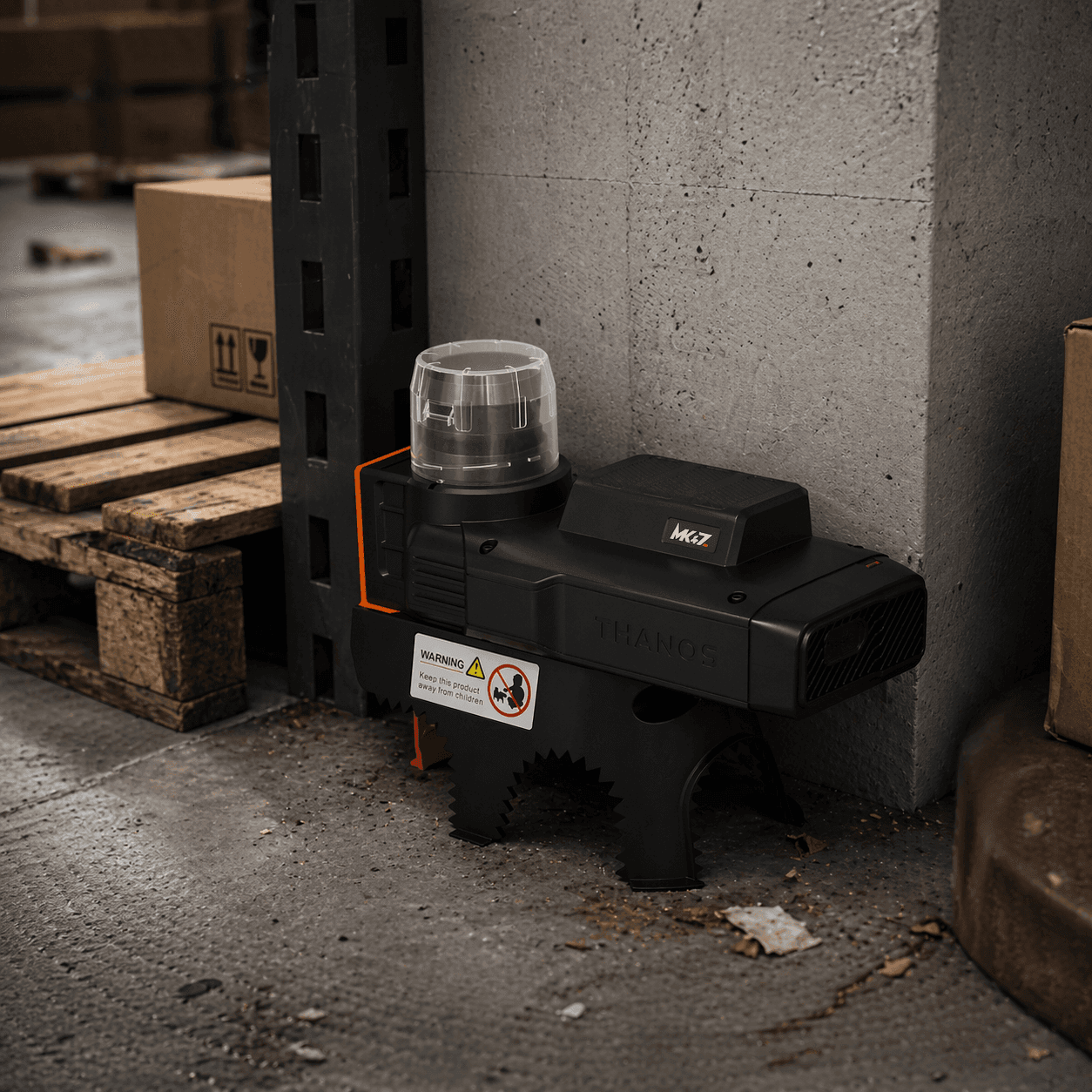 MK47 positioned in a garage application