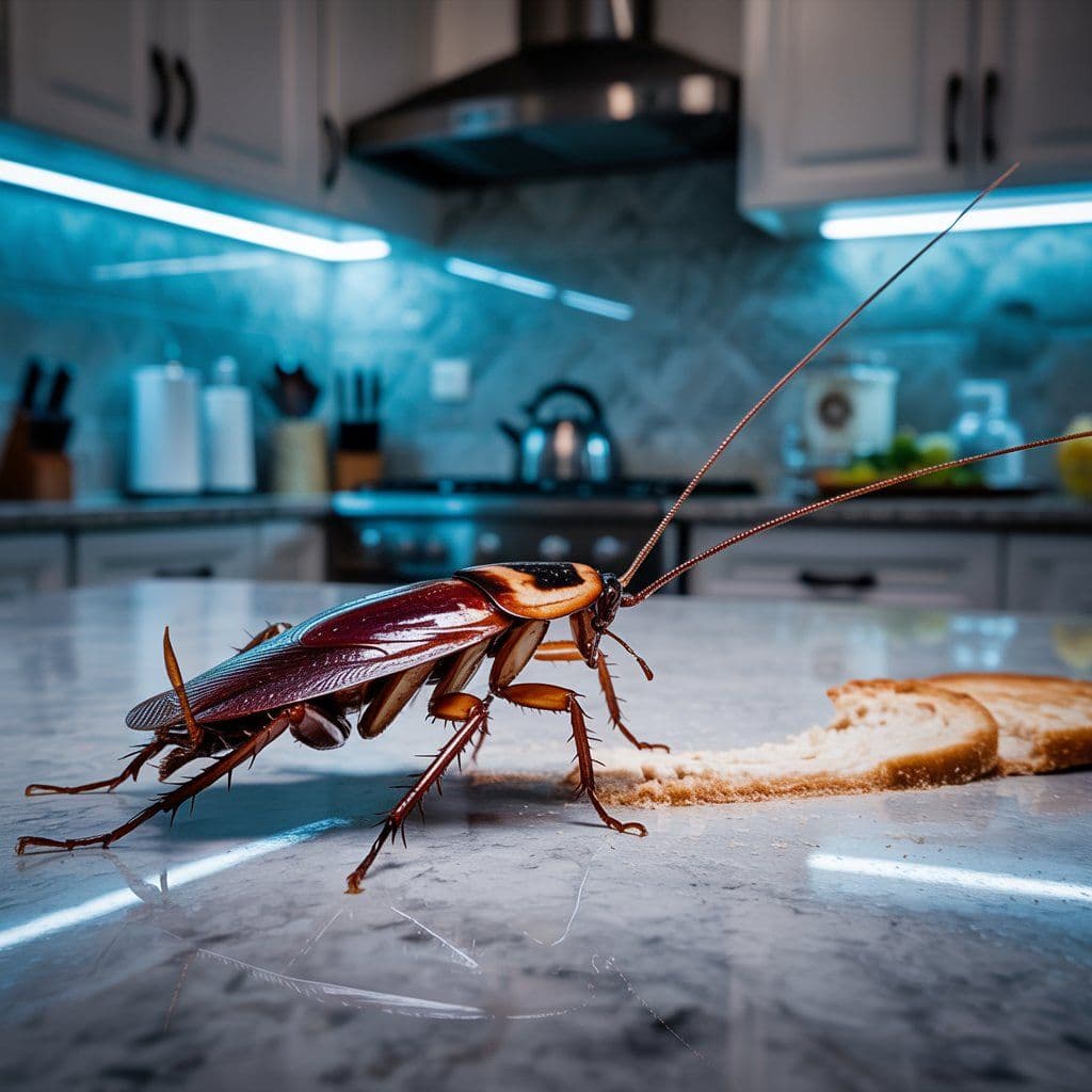 Found a Big Roach in the Kitchen at Night—Should You Be Worried