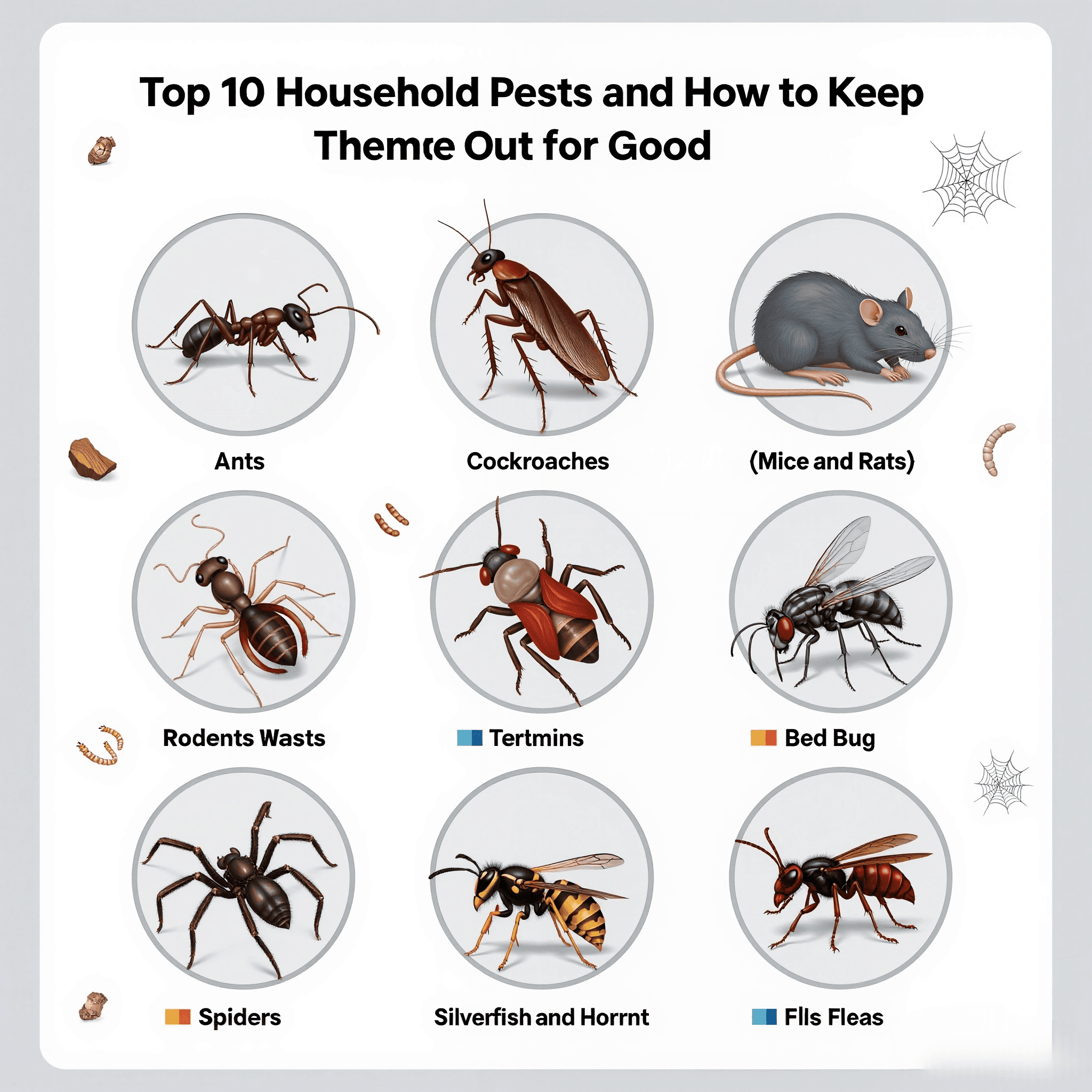 Top 10 Household Pests and How to Keep Them Out for Good