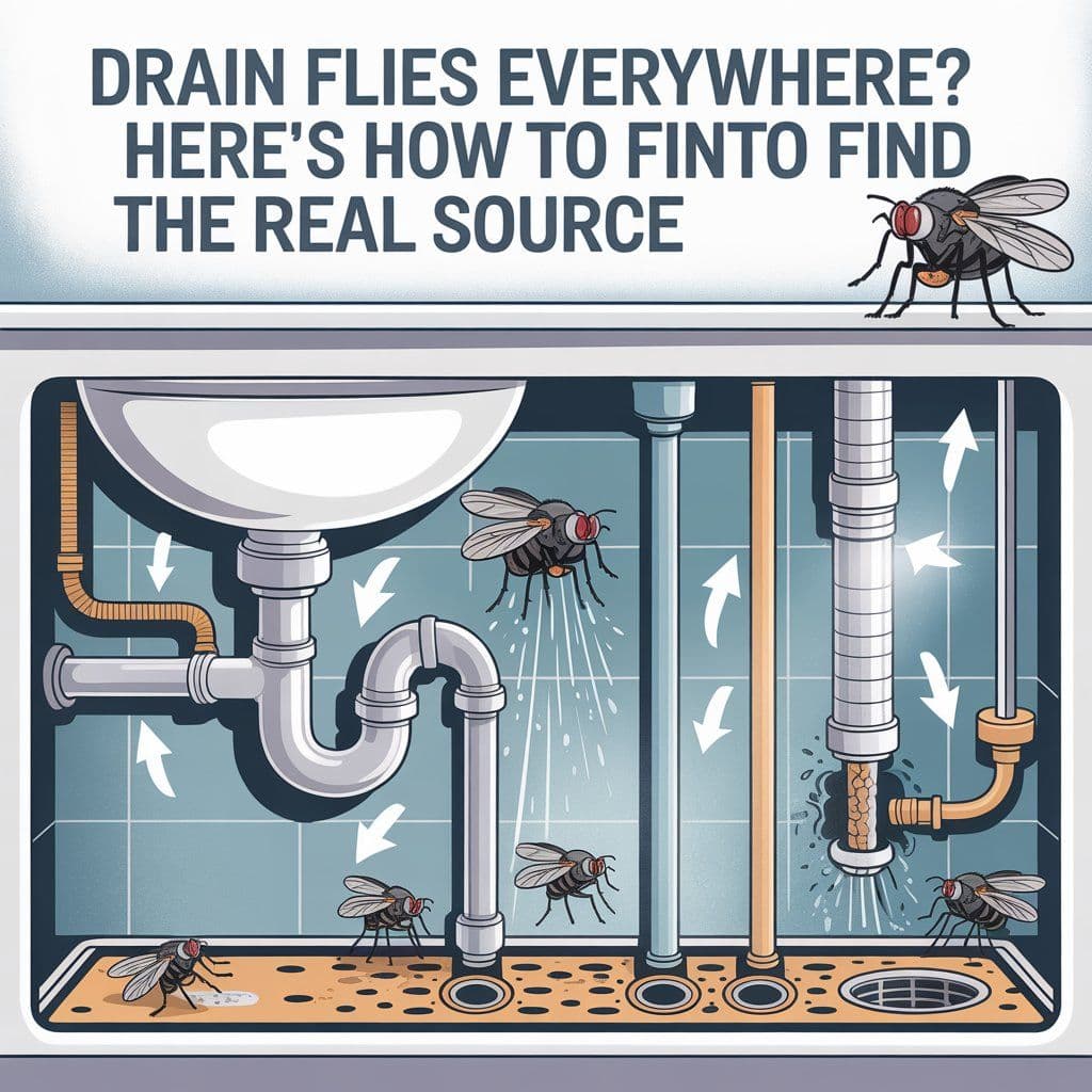 Drain Flies Everywhere Here’s How to Find the Real Source