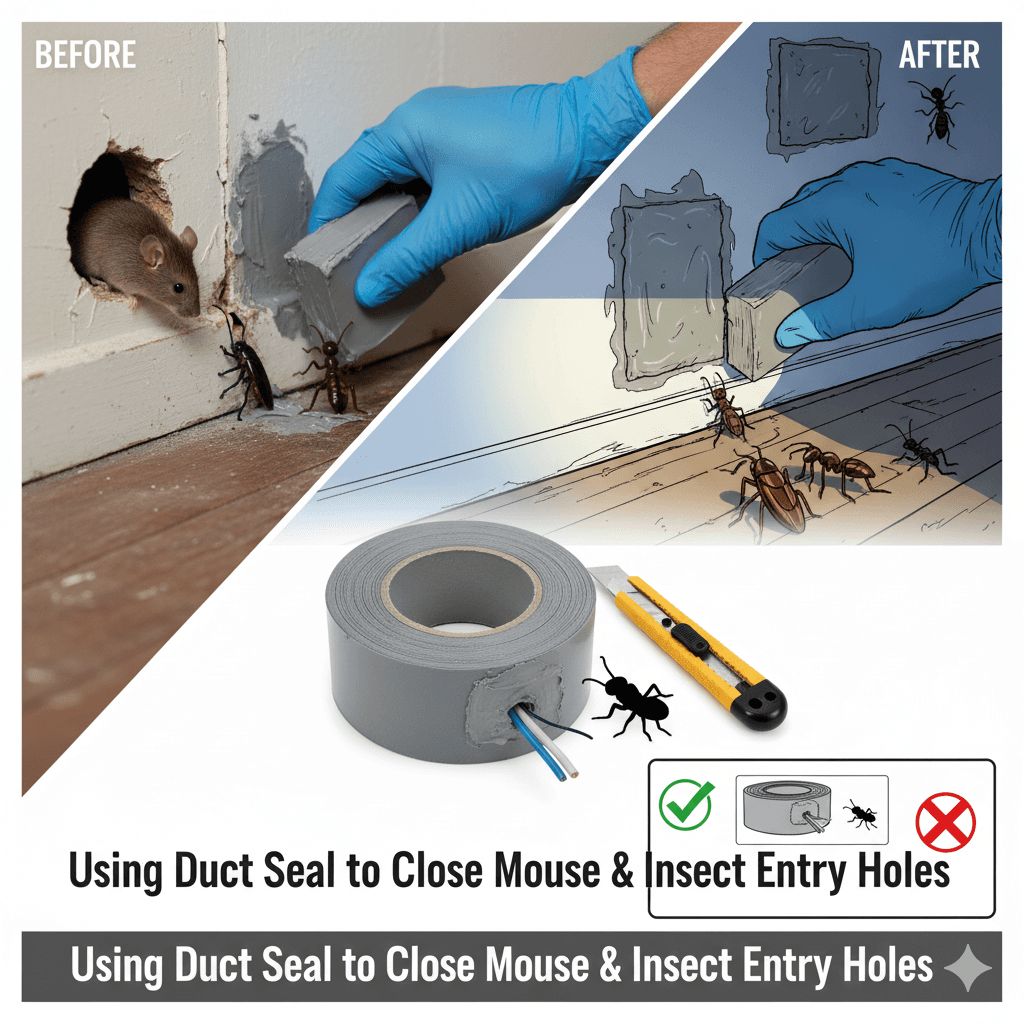 Sealing entry points in your home is a proactive step towards maintaining a pest free environment.
