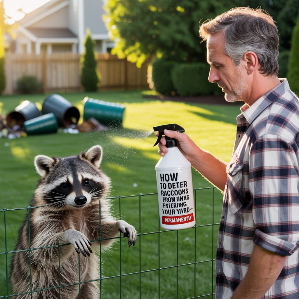 How to deter raccoons from entering your yard—permanently