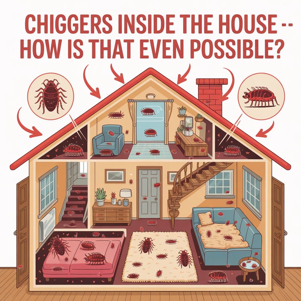 Chiggers Inside the House – How Is That Even Possible