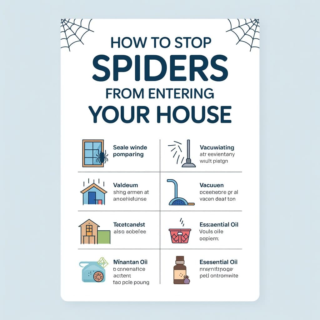 How to Stop Spiders From Entering Your House