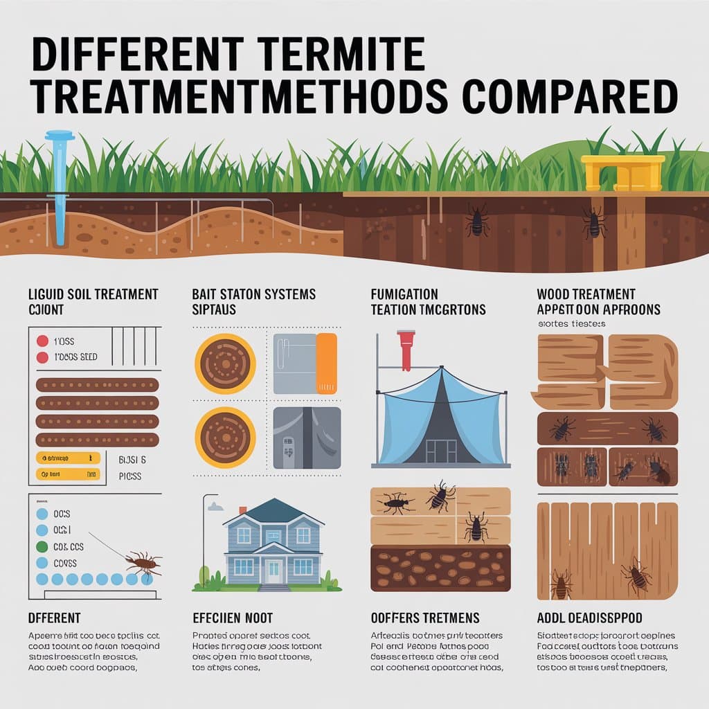 Different Termite Treatment Methods Compared