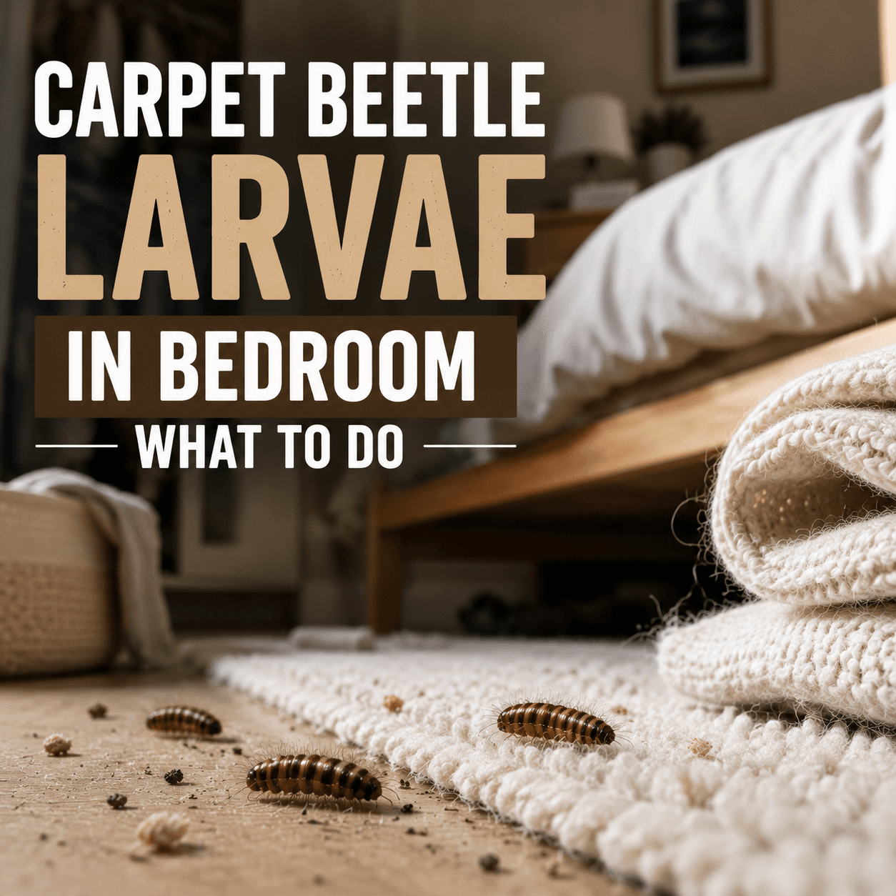 Carpet Beetle Larvae in Bedroom – What to Do