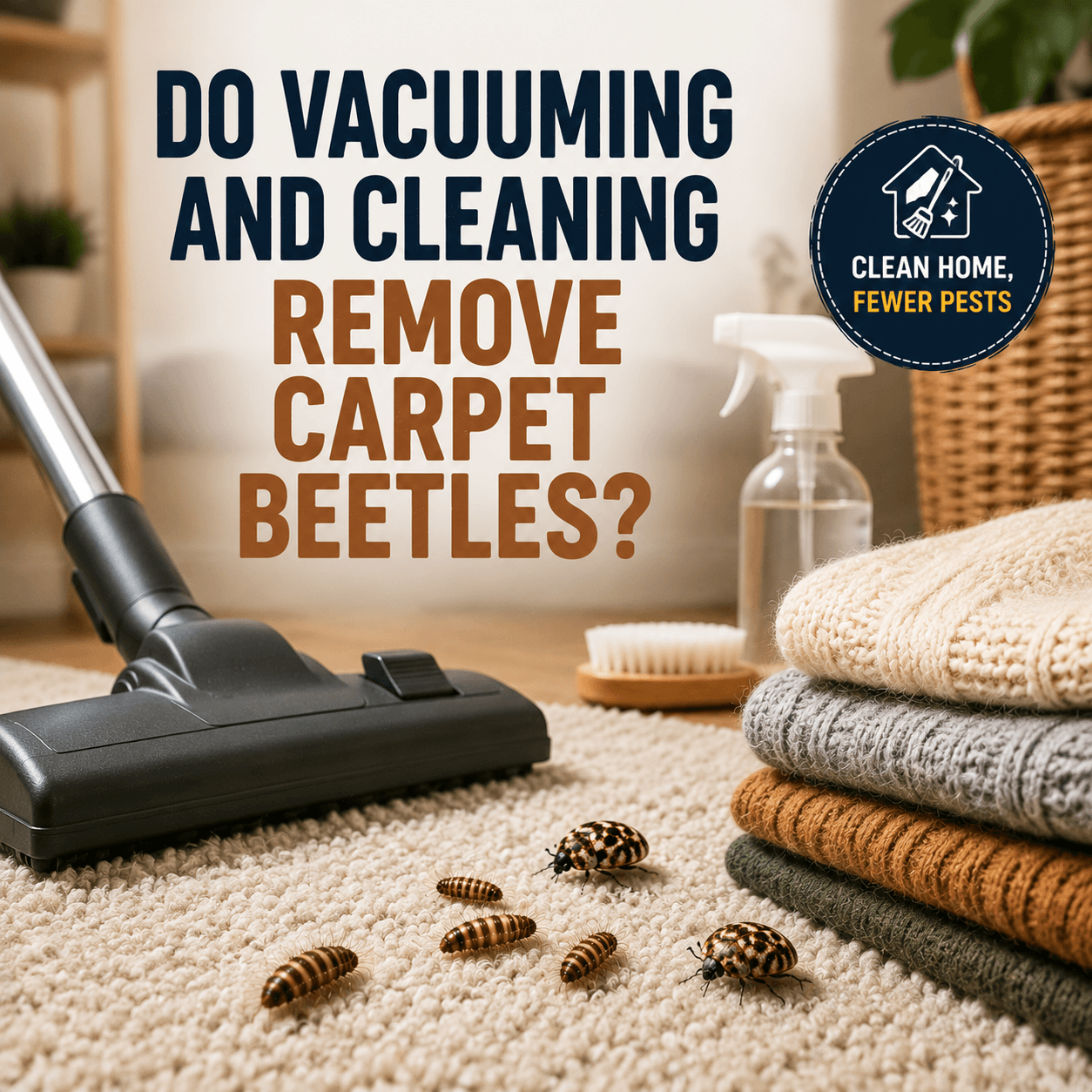 Do Vacuuming and Cleaning Remove Carpet Beetles