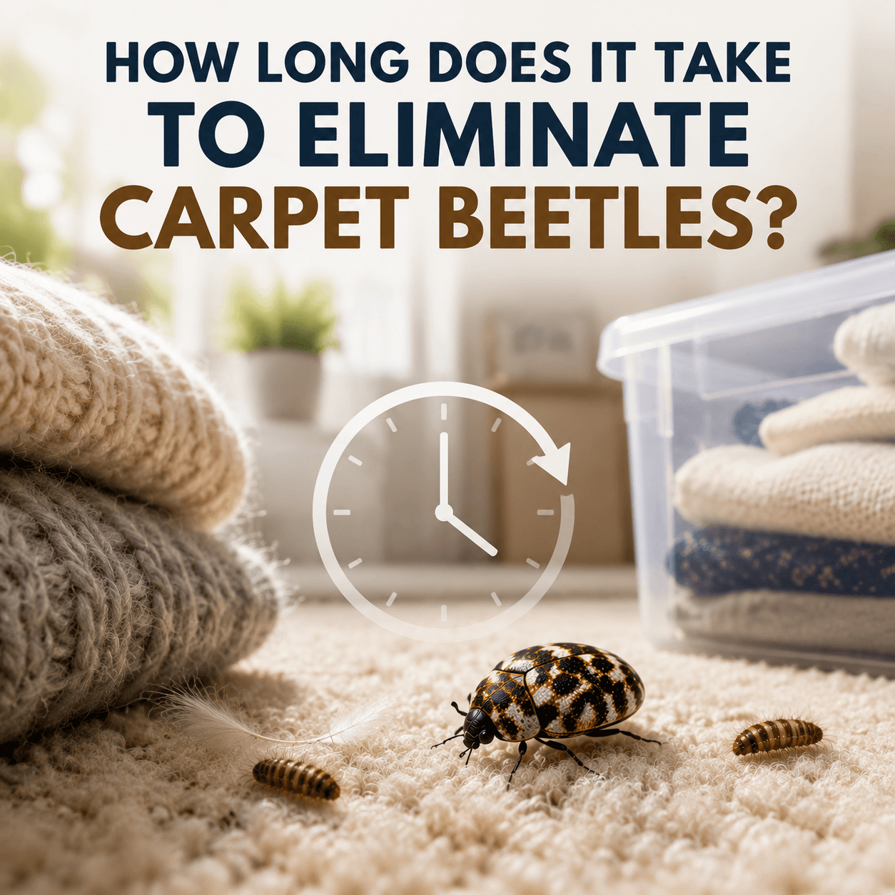 How Long Does It Take to Eliminate Carpet Beetles