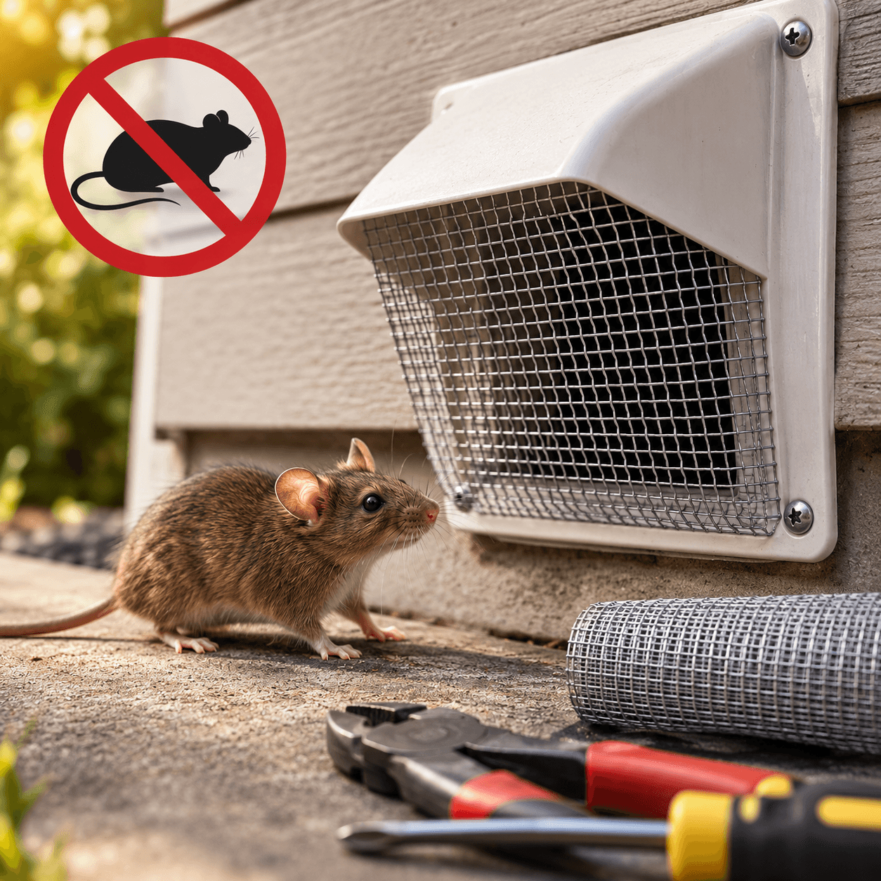 How to Stop Mice From Entering Through Vents